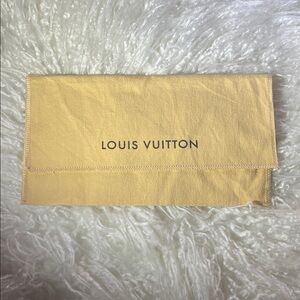 NWOT Louis Vuitton Yellow dust bag